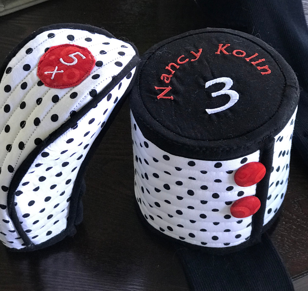 Round Golf Club Headcover Sewing Pattern Downloadable Golf Gear By